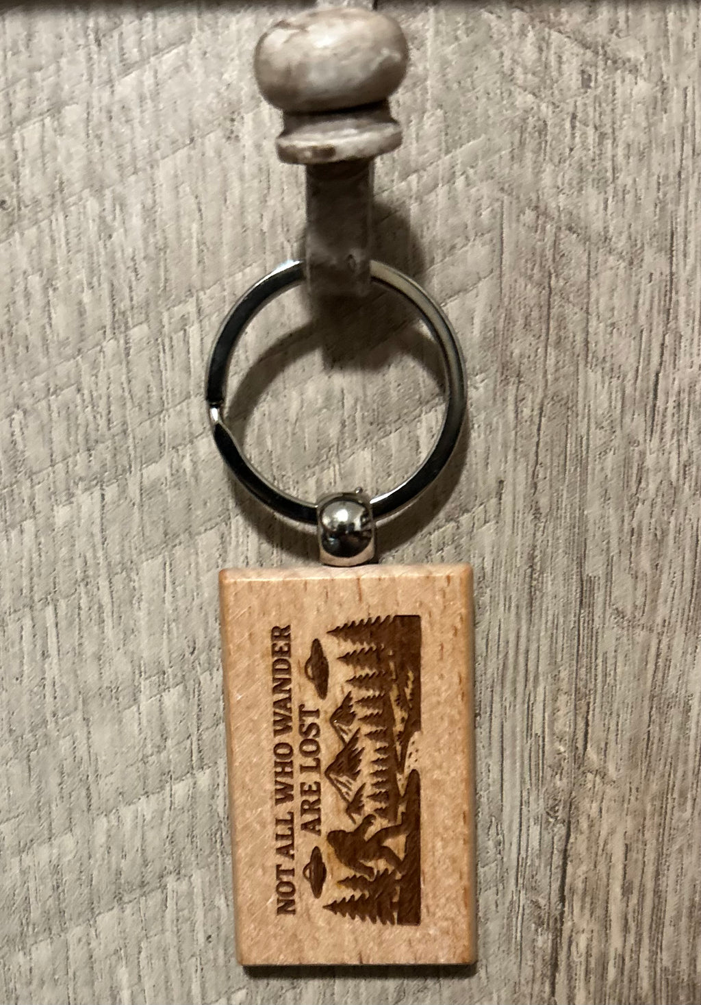 Wandering Bigfoot Keychain