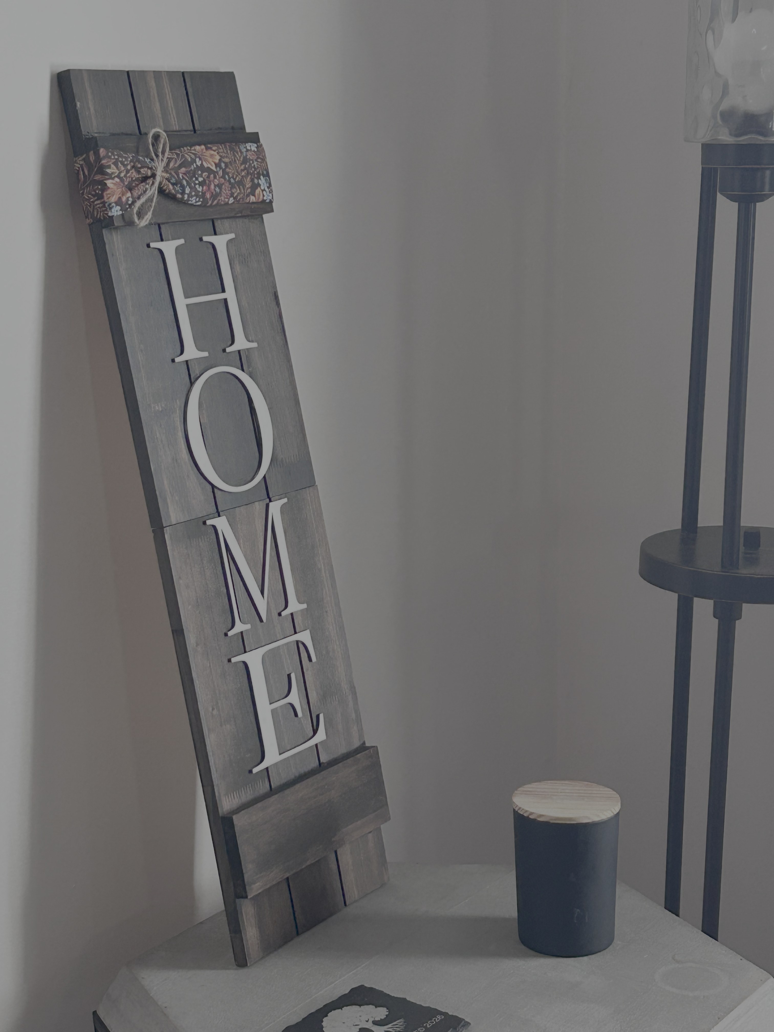 Home Sign for Entryway, Living Room | Rustic Wall Decor | Housewarming Gift