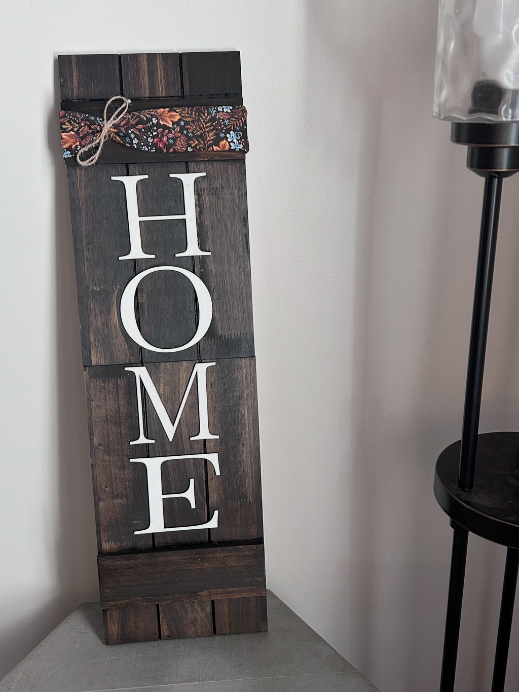 Home Sign for Entryway, Living Room | Rustic Wall Decor | Housewarming Gift