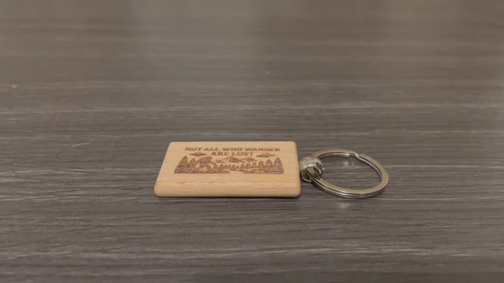 Wandering Bigfoot Keychain