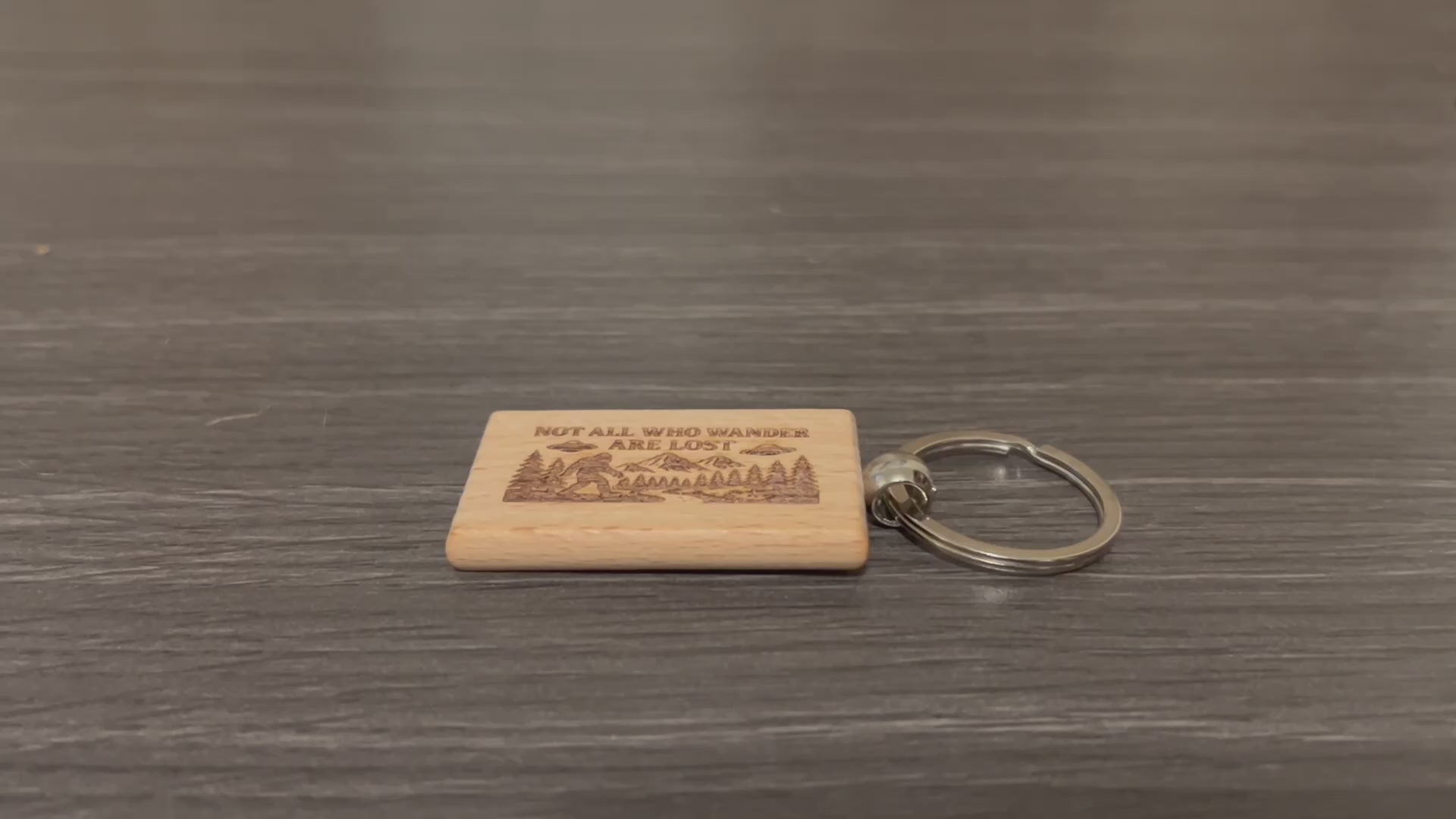 Wandering Bigfoot Keychain