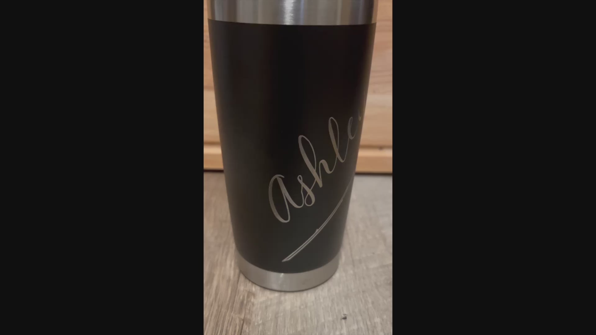 Personalized Rose Tumbler – 20oz Stainless Steel Valentine’s Day Gift | Custom Name Engraved Cup